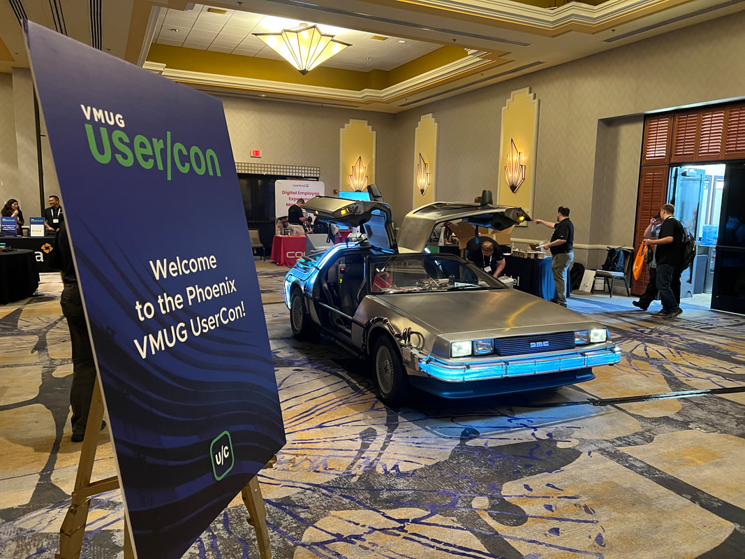 Indoor Event with the Delorean Time Machine
